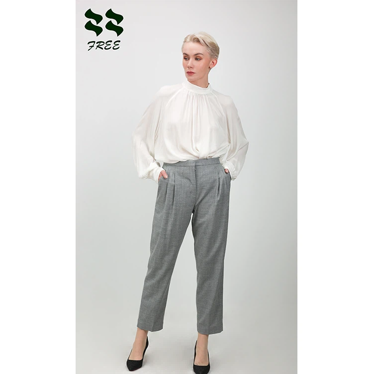 Reglan Kollu Beyaz Balon Bluz